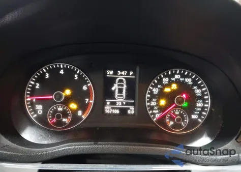 2012 Volkswagen Passat 2.5L Se z USA, uszkodzony, nr VIN 1VWBP7A30CC074587